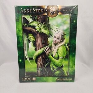 New Sealed Clementoni‎ Puzzle Anne Stokes Collection "Kindred Spirits" 1000 pc
